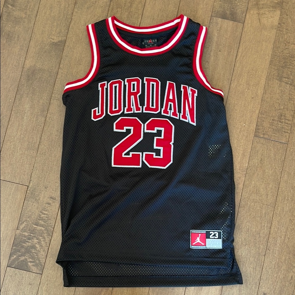 Black and Red Basketball Jersey with Number 23